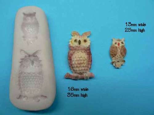 Owl Silicone Mould - Click Image to Close